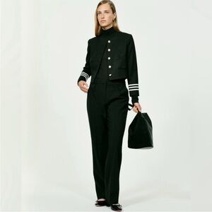 J Crew Pants 0 Portia Italian Wool Black